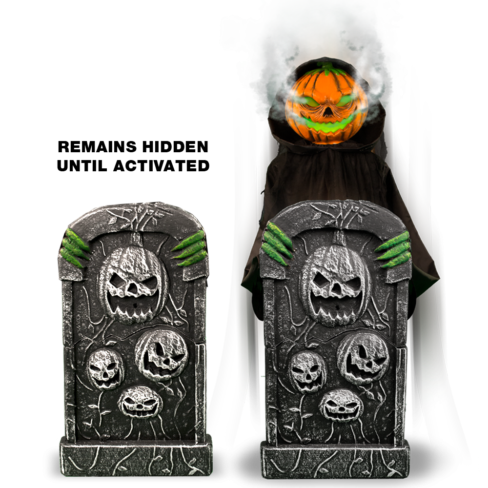 Pumpkin Guardian of the Grave with Fog™